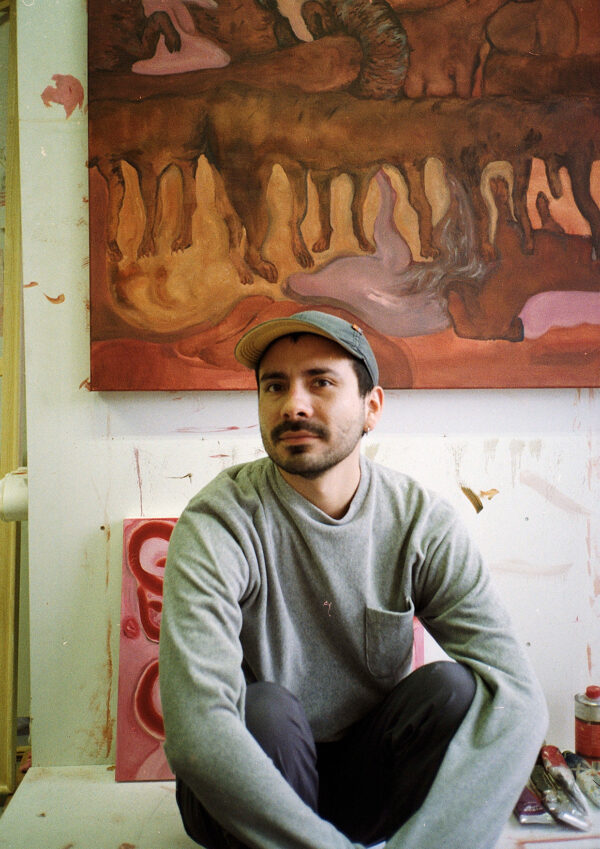 Portrait Enrique Lanz, artist, painting, drawing ceramics